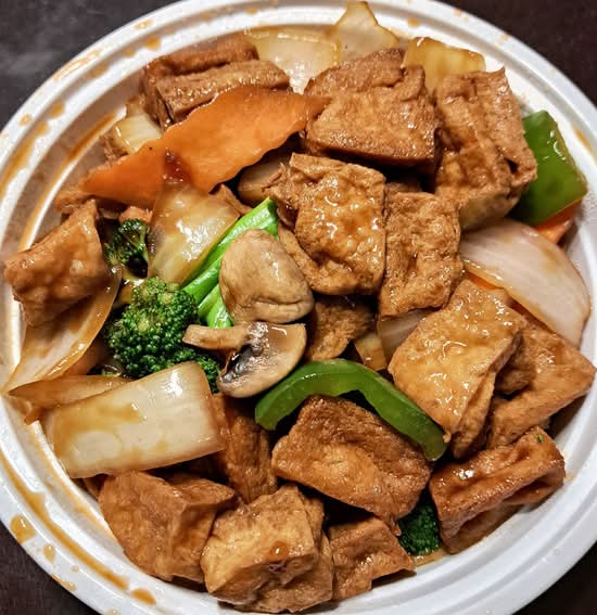E5. Bean Curd with Mixed Vegetables  豆腐杂菜